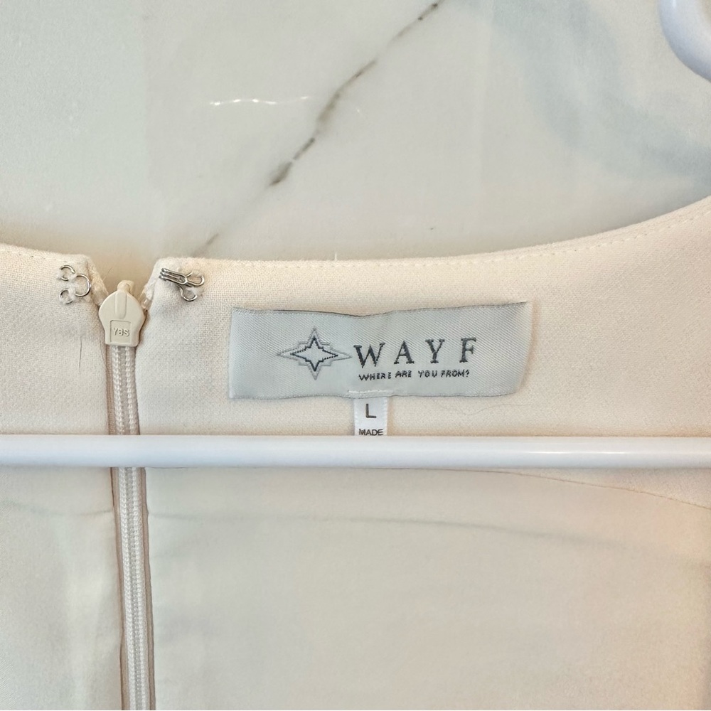 Wayf Cream Mini Dress - Picture 3 of 6